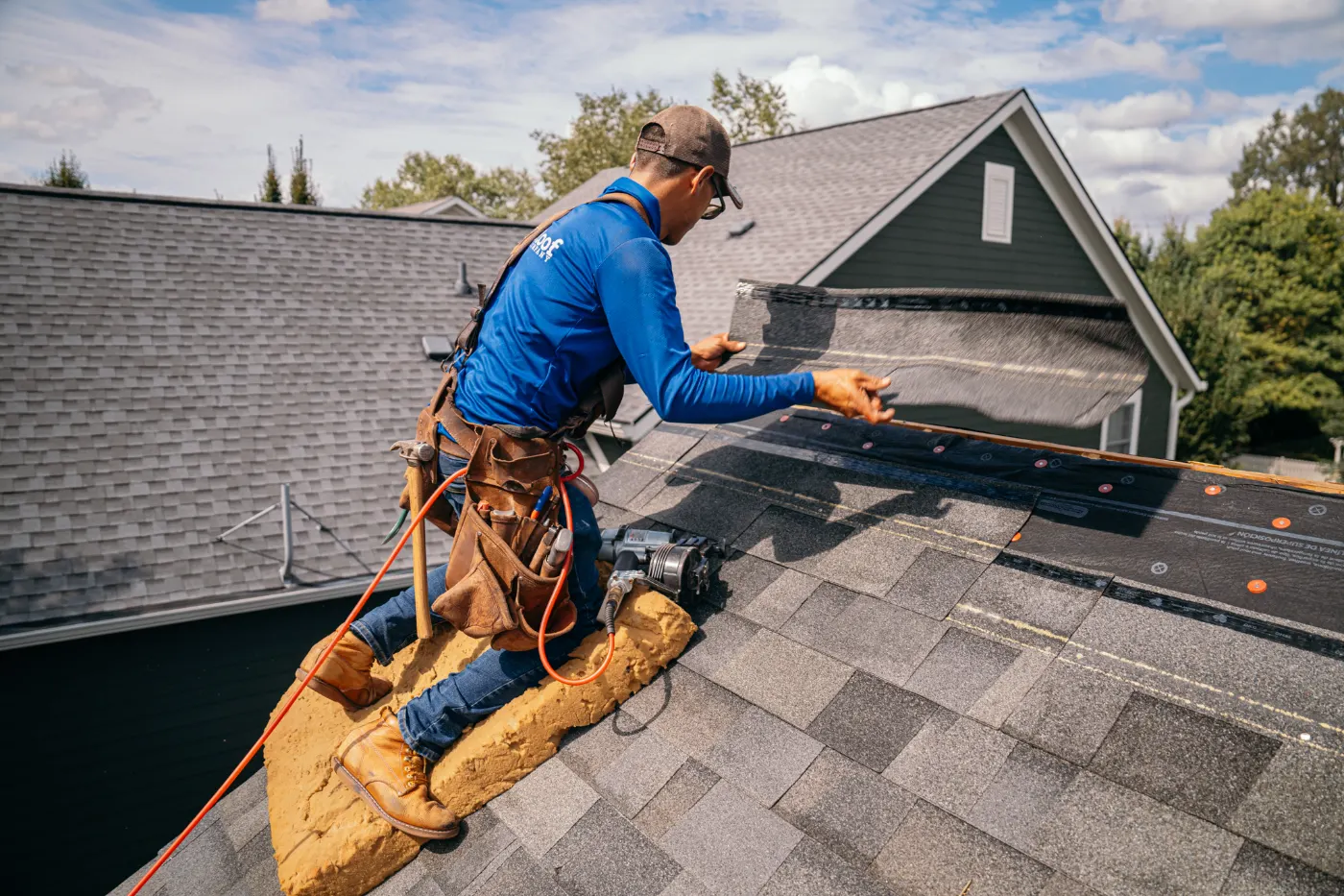Manufacturer-certified shingle installation in Martinsville