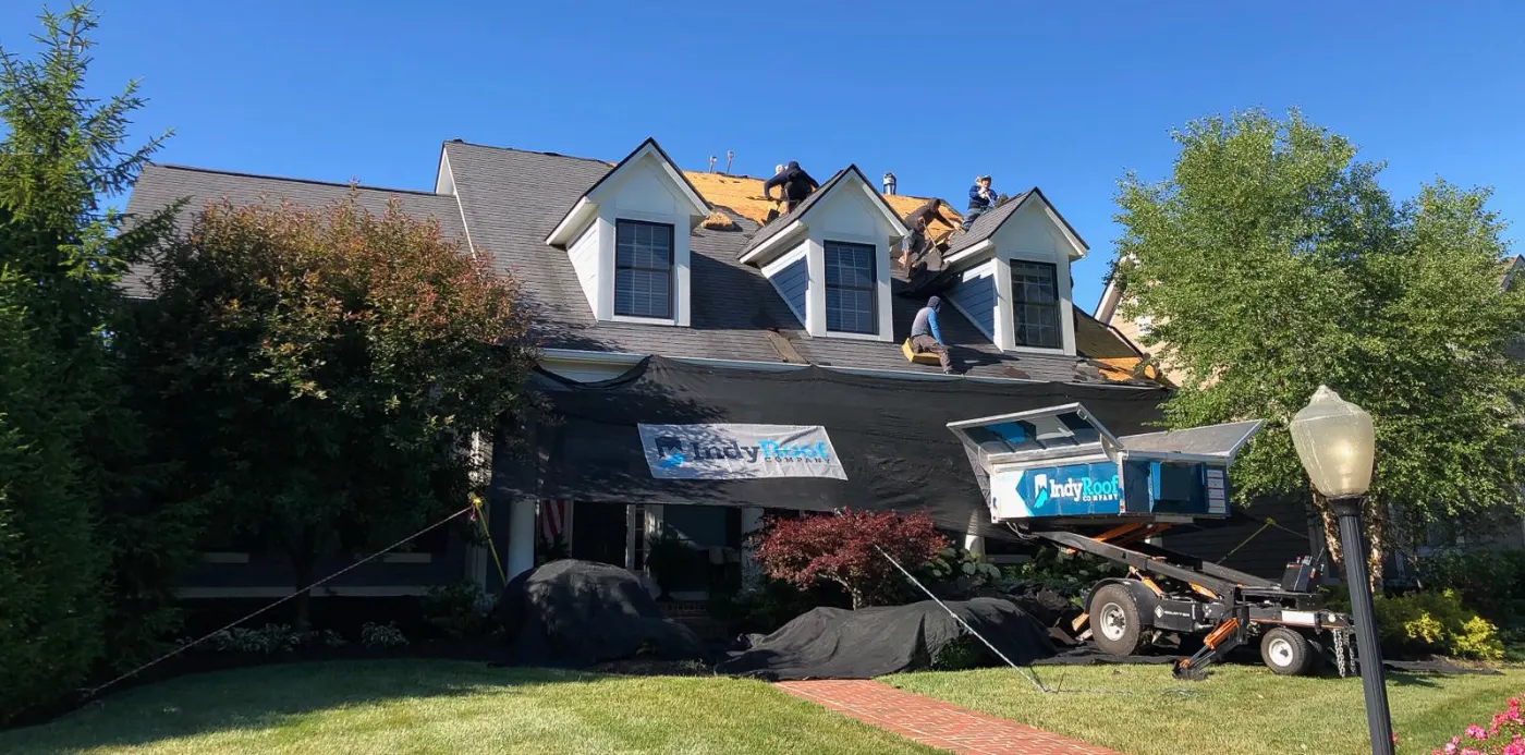 Shingle repair completed in Martinsville